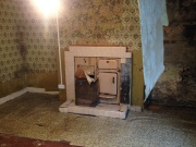 How the kitchen fireplace looked at first!