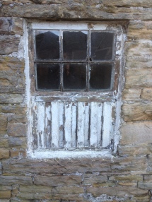 Pantry window during